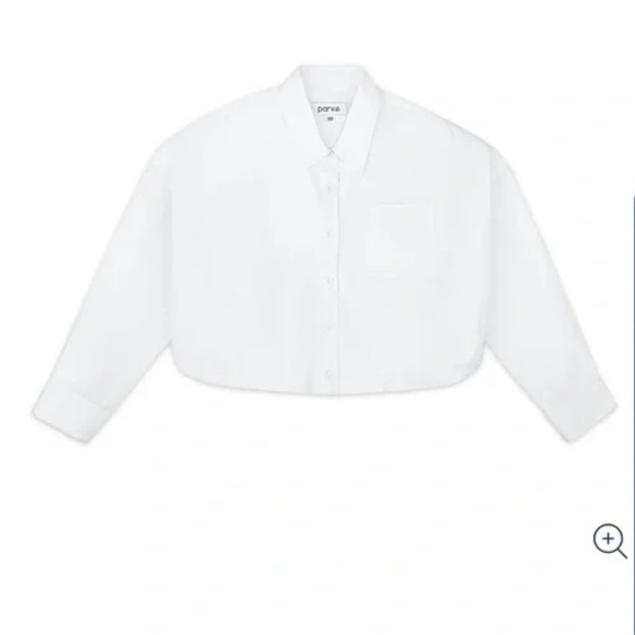 PARKE bubble down top in poplin - Picture 6 of 6